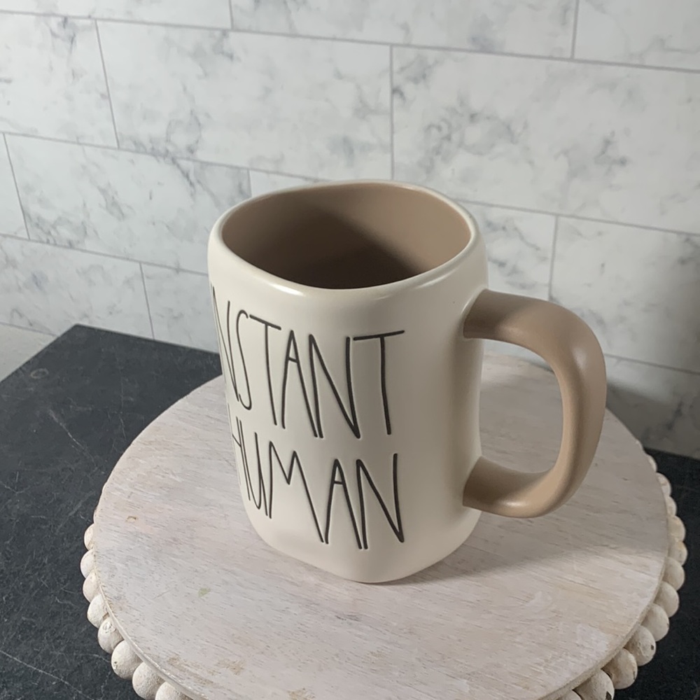 Rae Dunn just add coffee instant human mug - Picture 3 of 5